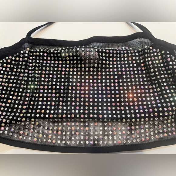 NWOT 12th Tribe Black Mesh Destiny Top Size Small - Picture 4 of 6